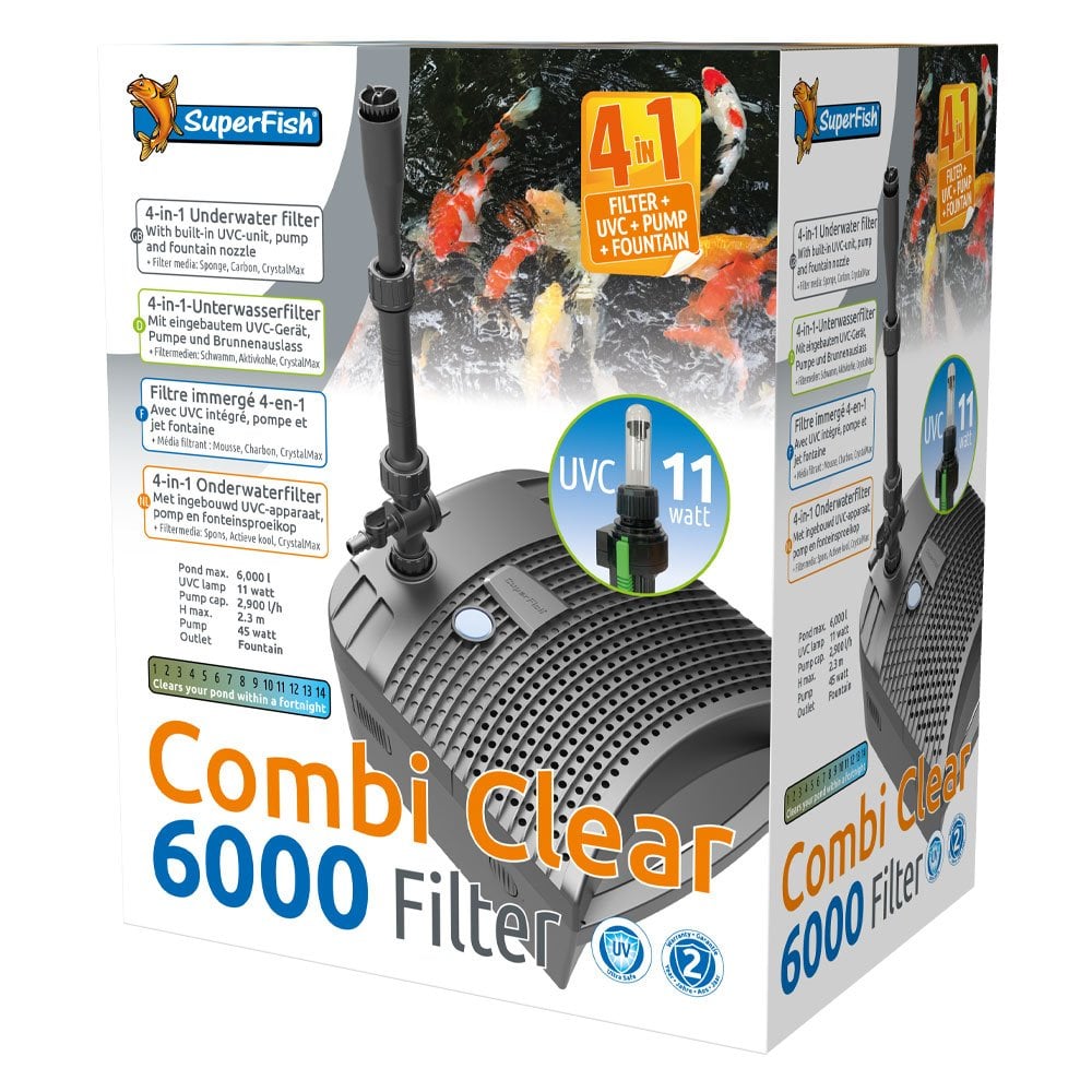 Combi Clear 6000 Pond Filter UVC