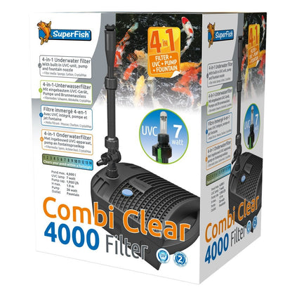 Combi Clear 4000 Pond Filter UVC