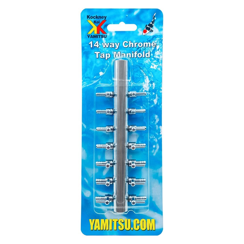 Pond Air Pump Chrome Manifolds