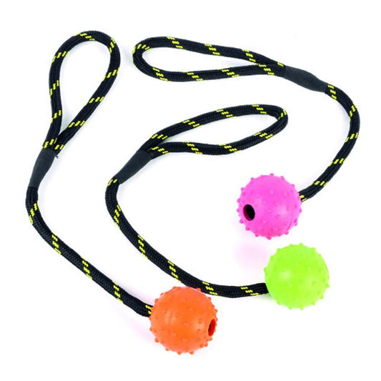 Studded Rope Ball 2.5"
