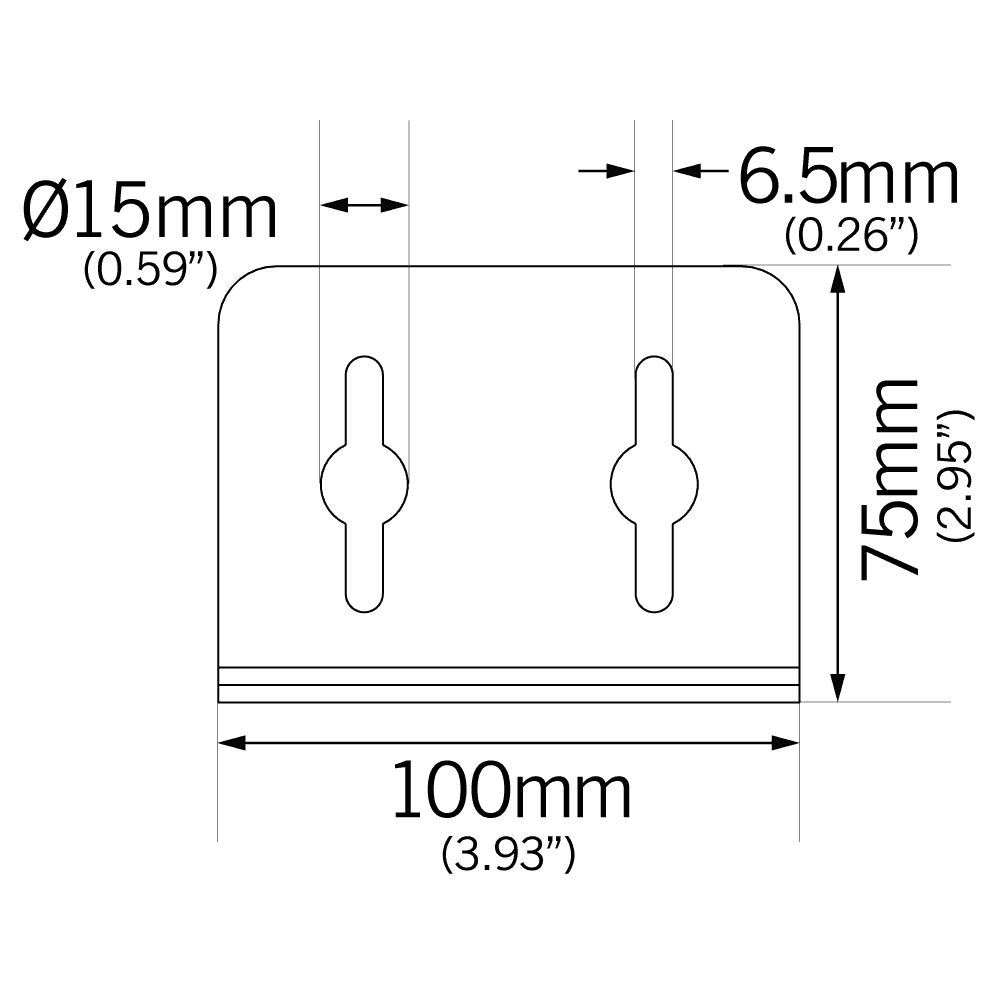 Tempest Filter Stainless Steel Wall Mounting Brackets (2pk)