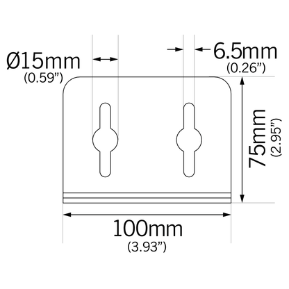 Tempest Filter Stainless Steel Wall Mounting Brackets (2pk)