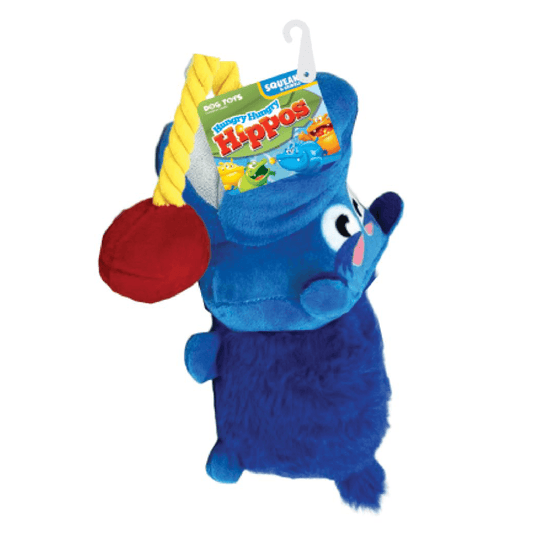 Hungry Hungry Hippos Squeak & Crinkle Tug 14in