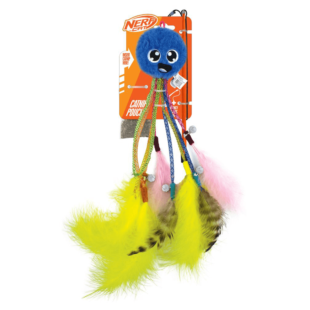 Plush Octo With Bells & Catnip Wand