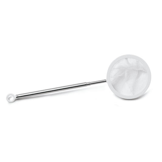 Telescopic Aquarium Fish Net - White Round