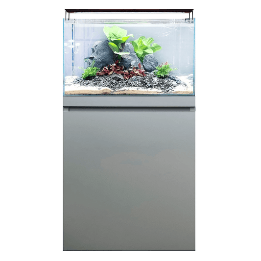 Visi-White 60 Aquascaping Aquarium & Cabinet Set - Dusty Grey
