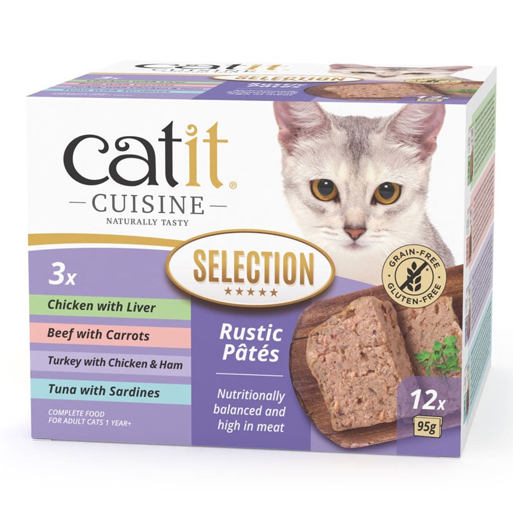 Catit Cuisine Pate Variety Pack 12Pk - Pond Planet