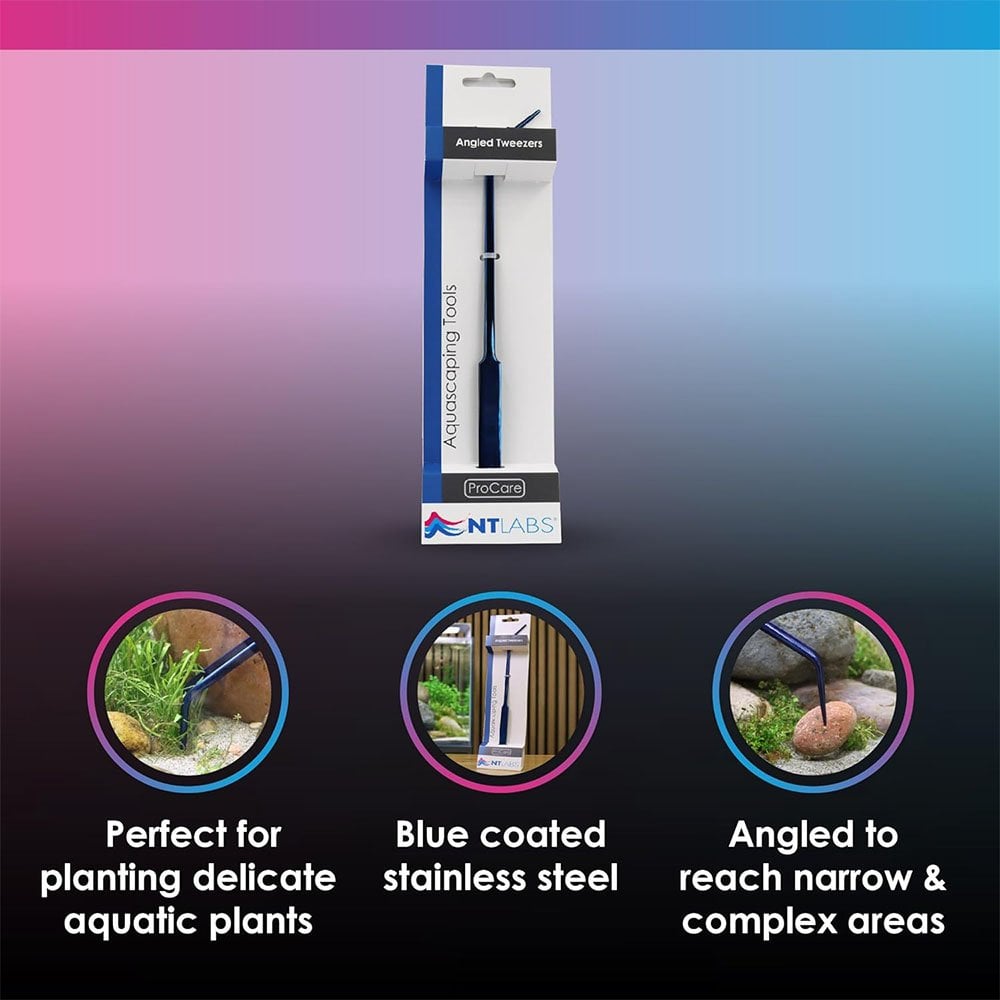 ProCare Aquascaping Tools - Angled Tweezers 25cm