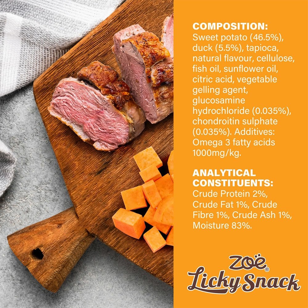 Licky Snack Sweet Potato & Duck 85g