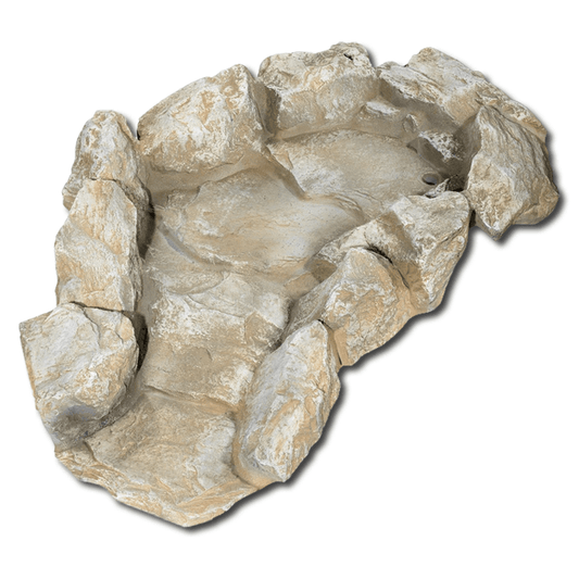 Curved Rock Stream Waterfall - Sandstone