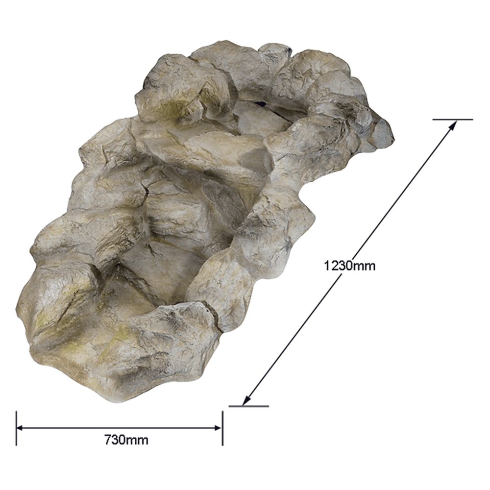 Large Rock Waterfall - Sandstone