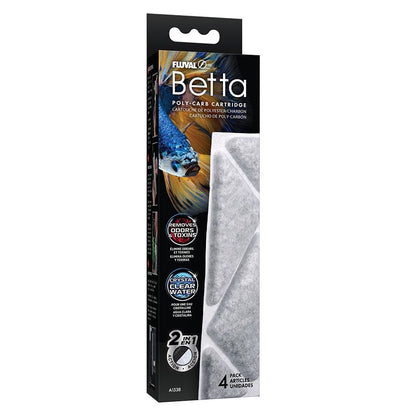 Betta Poly-Carb Filter Cartridge (4pk)