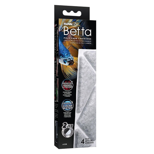 Betta Poly-Carb Filter Cartridge (4pk)
