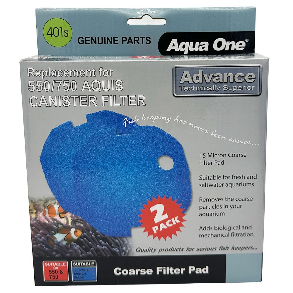 Aquis Advance 550/750 Blue Sponge Pad 15PPI (2pk)