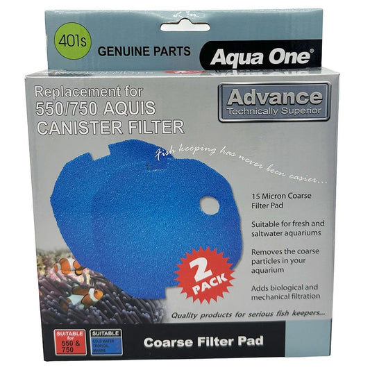 Aquis Advance 550/750 Blue Sponge Pad 15PPI (2pk)
