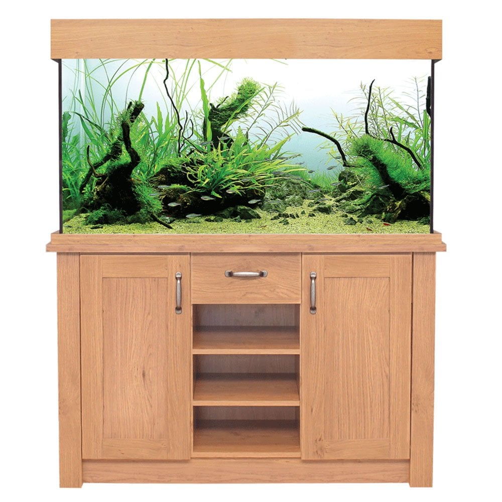 OakStyle 230 Aquarium & Cabinet Set - Original Oak