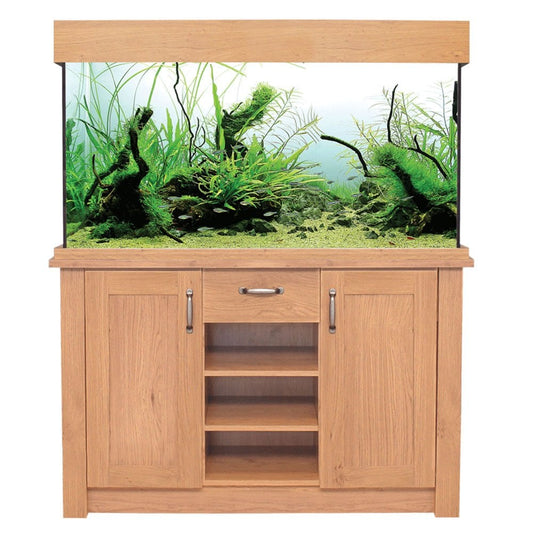 OakStyle 230 Aquarium & Cabinet Set - Original Oak