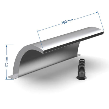 Curved Cascade Water Blade - Rear Inlet