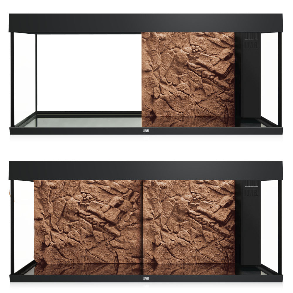 Juwel 3D Aquarium Background - Stone Clay
