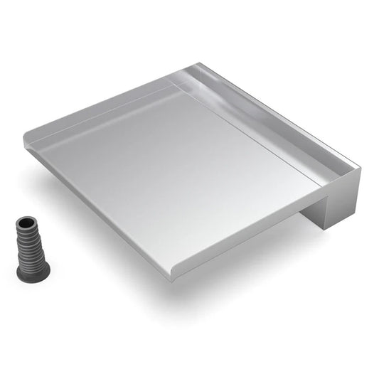 Stainless Steel Water Blades - 300mm Spout/Rear Inlet