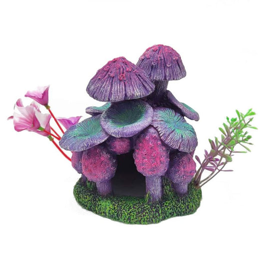 Purple Fairy Mushroom Cluster House