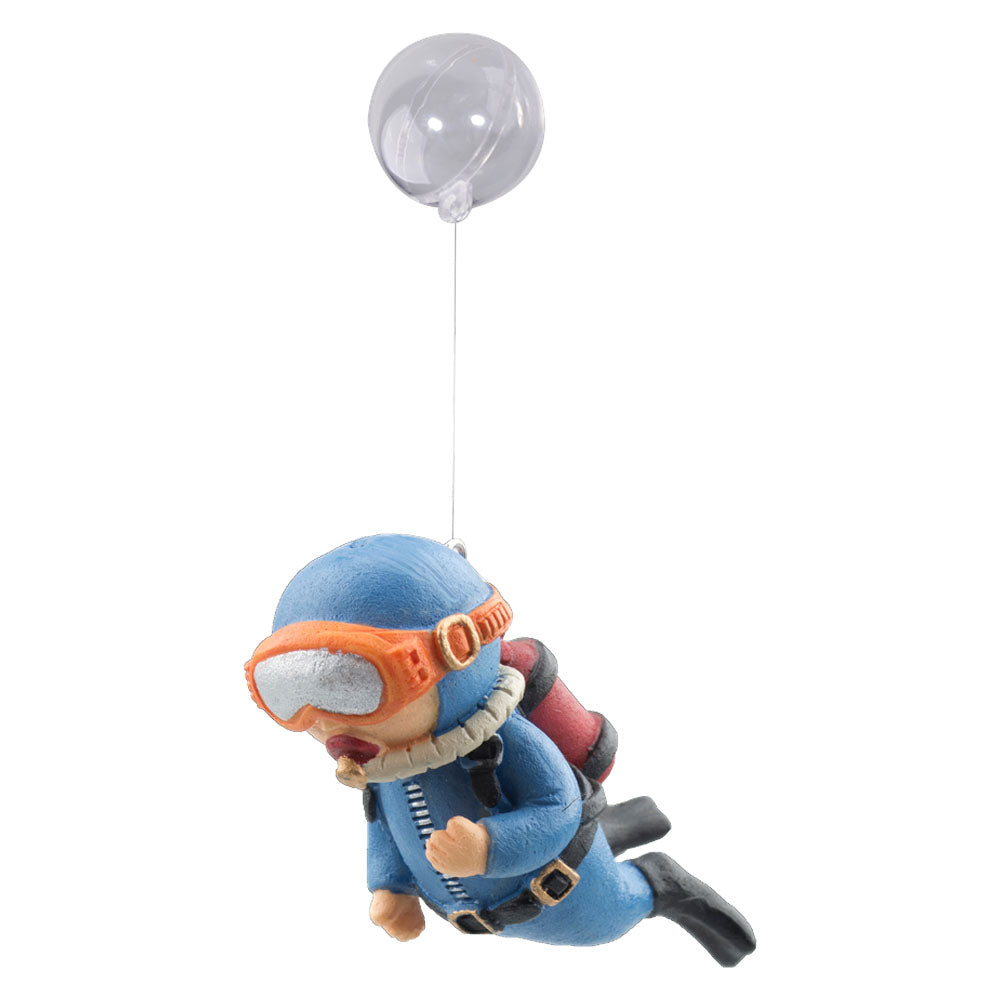 Floating Scuba Diver