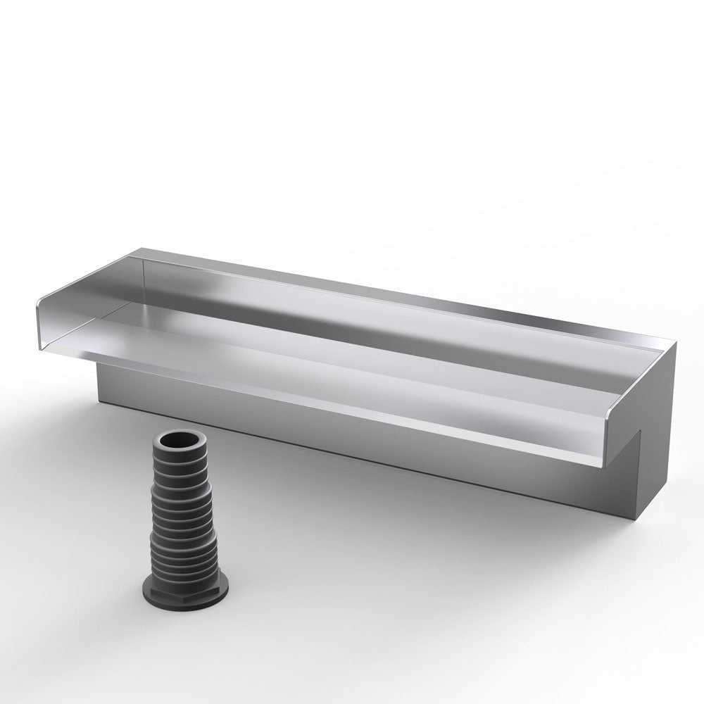Stainless Steel Water Blades - 60mm Spout/Rear Inlet