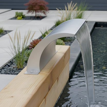 Curved Cascade Water Blade - Base Inlet