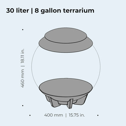 BiOrb Air 30 Terrarium - Grey