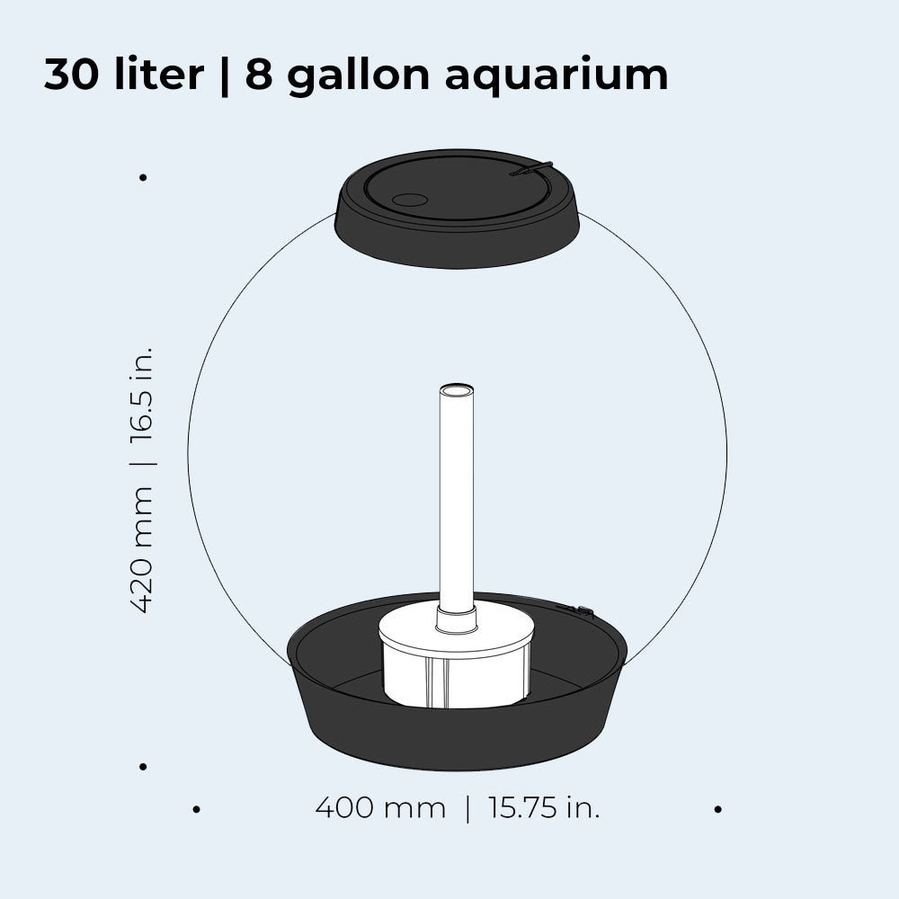 CLASSIC 30 Aquarium MCR LED - Black
