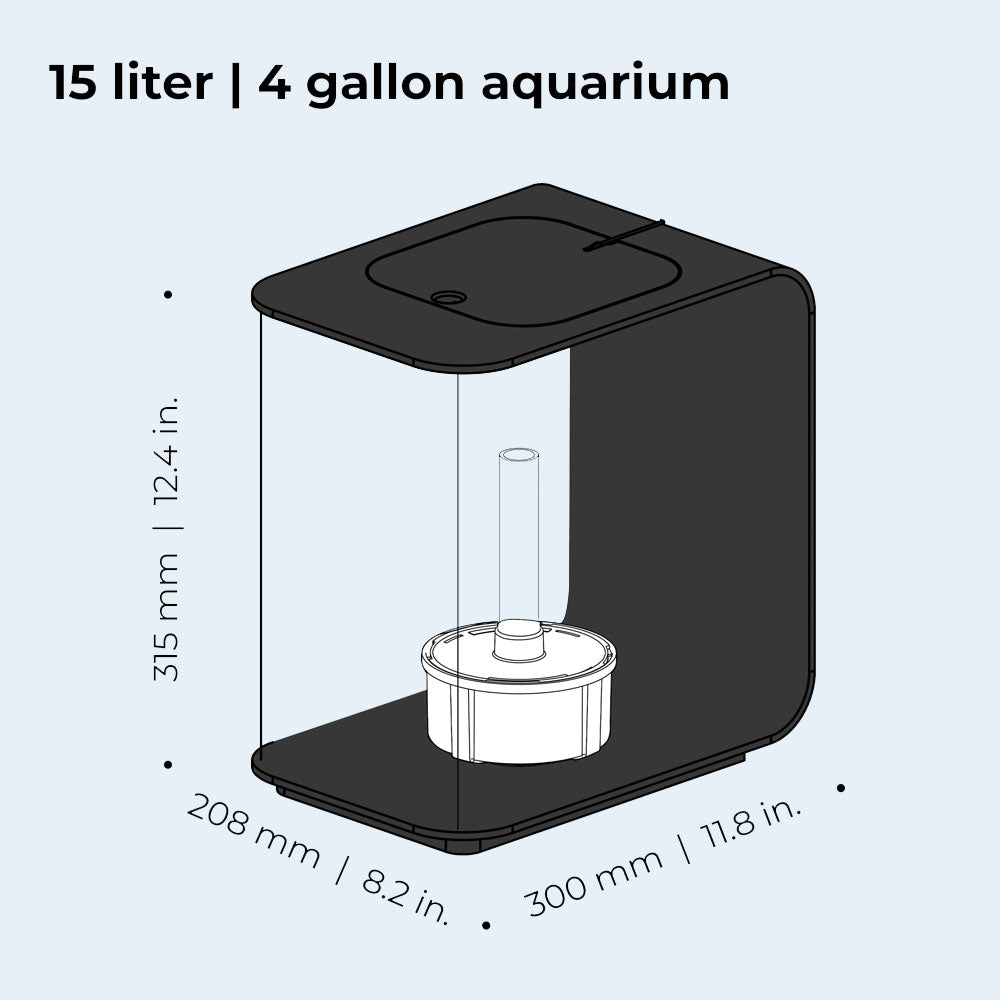 BiOrb FLOW 15 Aquarium MCR LED - Black