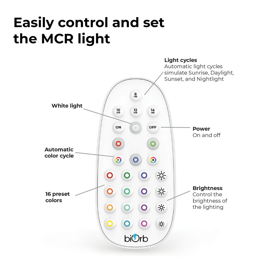 BiOrb MCR LED Light Small - Black (DC Version)