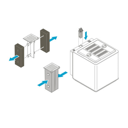 BiOrb EARTH Replacement Carbon Filter Set - Back Panel