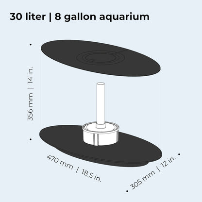 LOOP 30 Aquarium MCR LED - Black