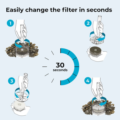 TUBE 30 Aquarium MCR LED - Black