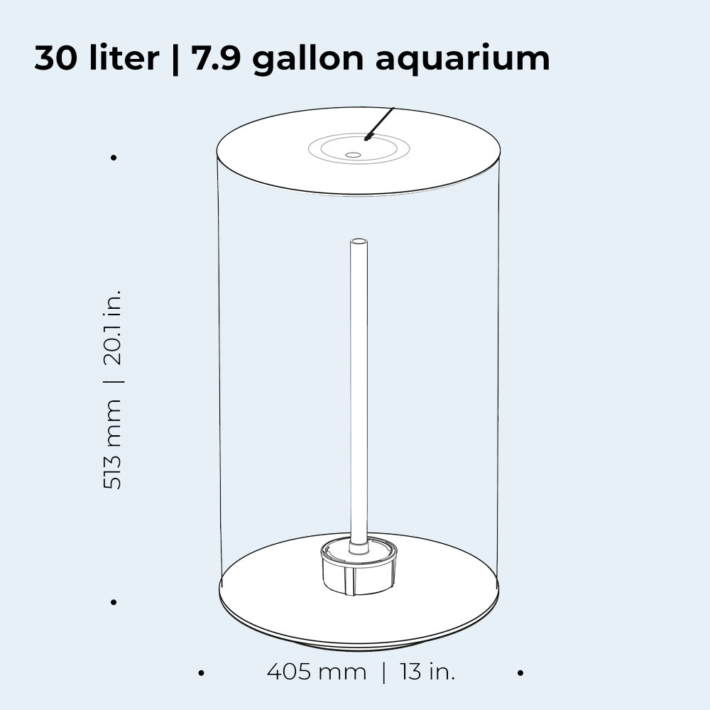 BiOrb TUBE 30 Aquarium MCR LED - White