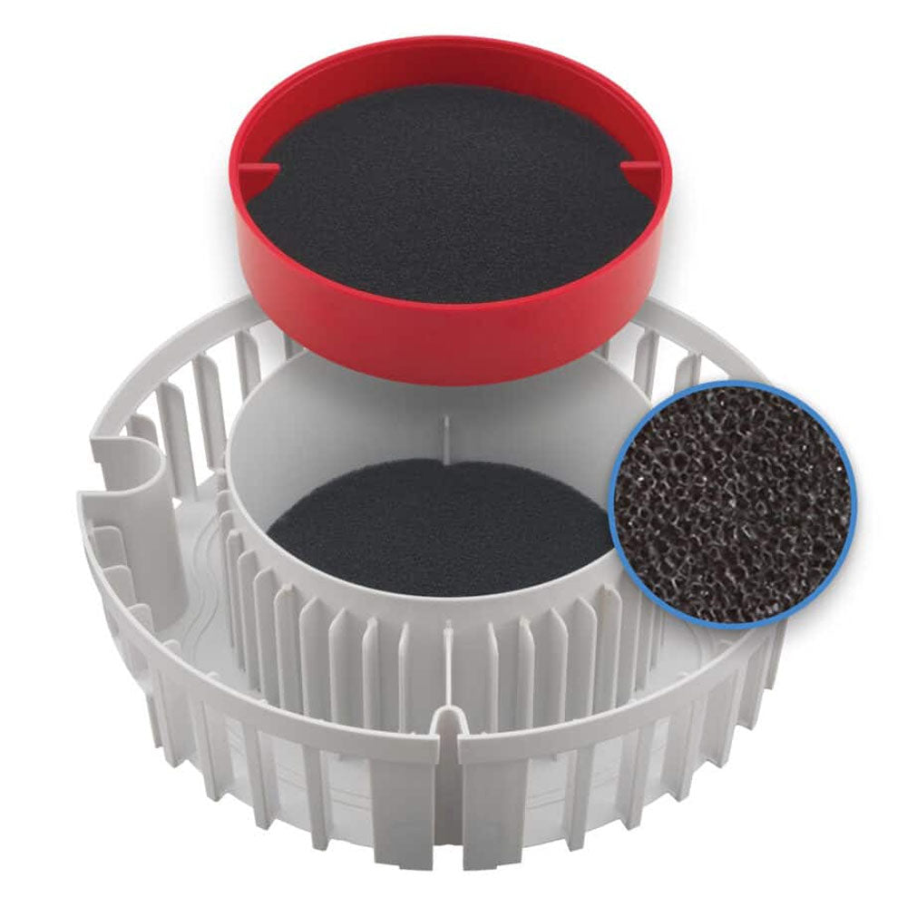 Fluval FX2/FX4/FX5/FX6 Carbon Impregnated Foam Pads (2pcs)
