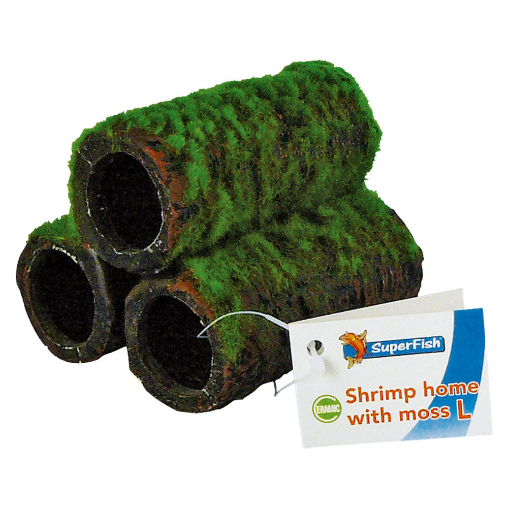 SuperFish Shrimp Home With Moss - Large