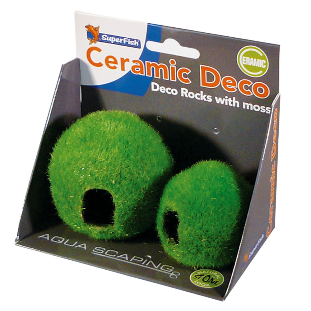Fish Home With Moss (2pk)
