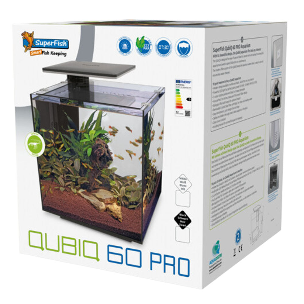 QUBIQ 60 Pro LED Aquarium - Black