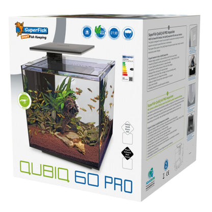 QUBIQ 60 Pro LED Aquarium - Black