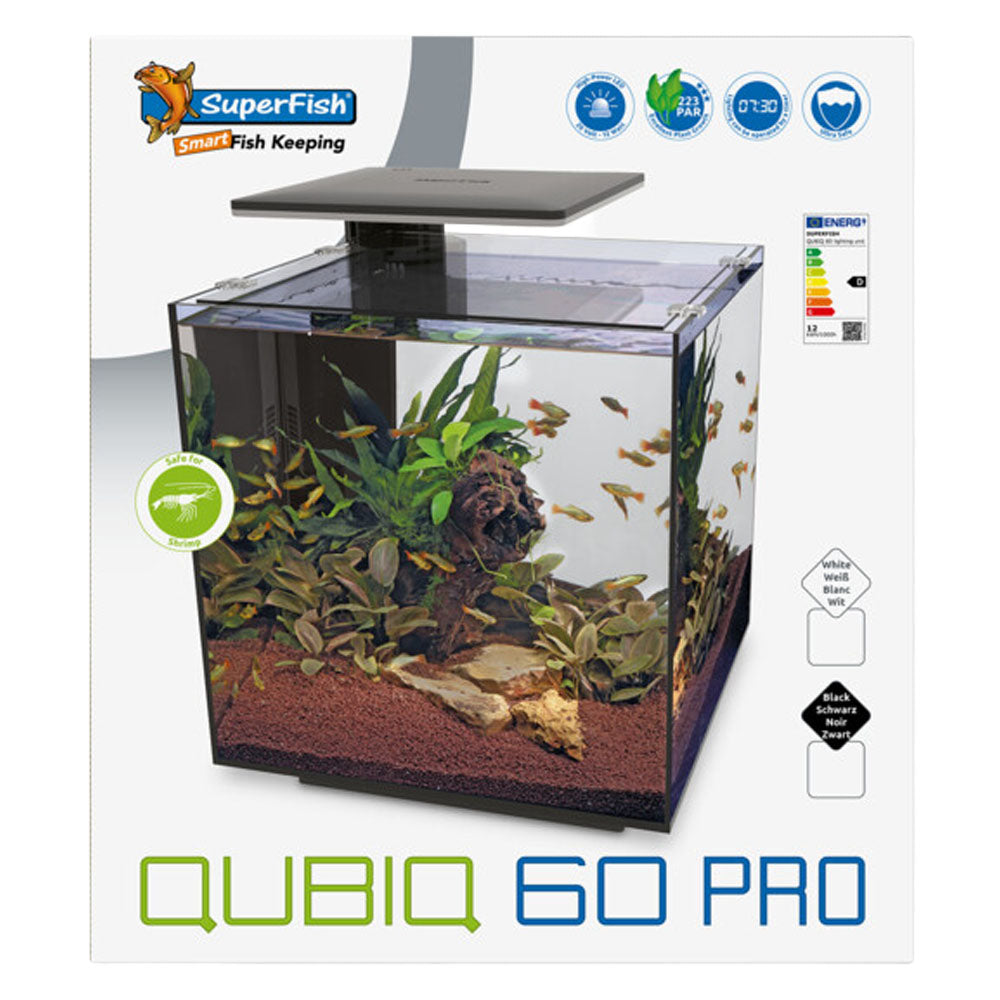 QUBIQ 60 Pro LED Aquarium - Black
