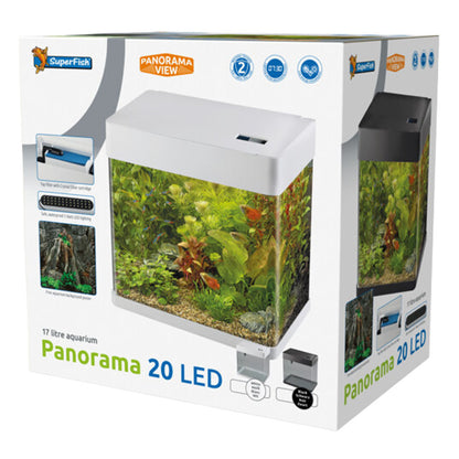 PANORAMA 20 LED Aquarium - White