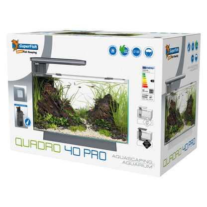 QUADRO 40 Pro LED Aquarium - White