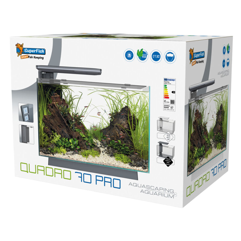 QUADRO 70 Pro LED Aquarium - Black