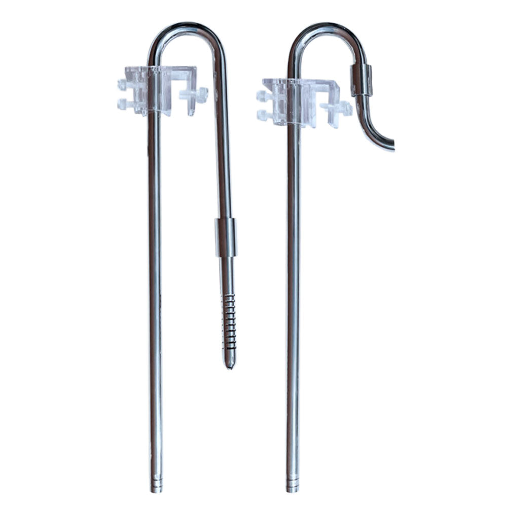 Scapers Stainless Steel Inlet/Outlet Kit 12mm