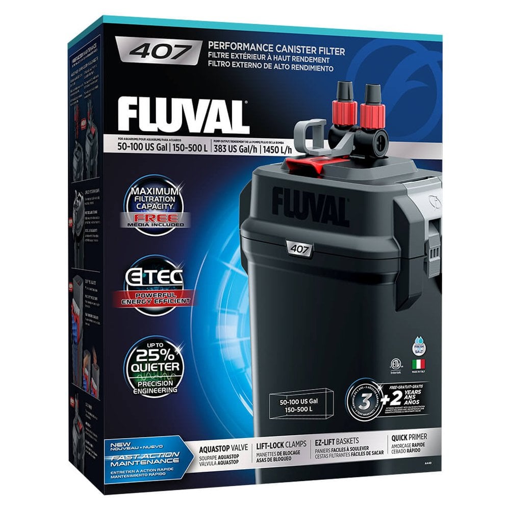 A449-Fluval 407 External Aquarium Filter