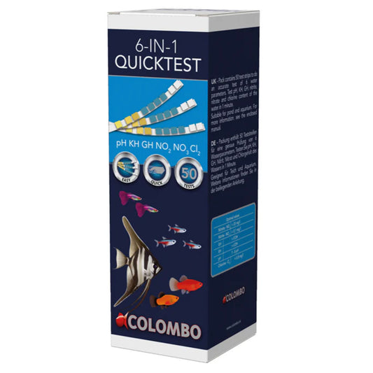 QuickTest 6 In 1 Aquarium Test Strips