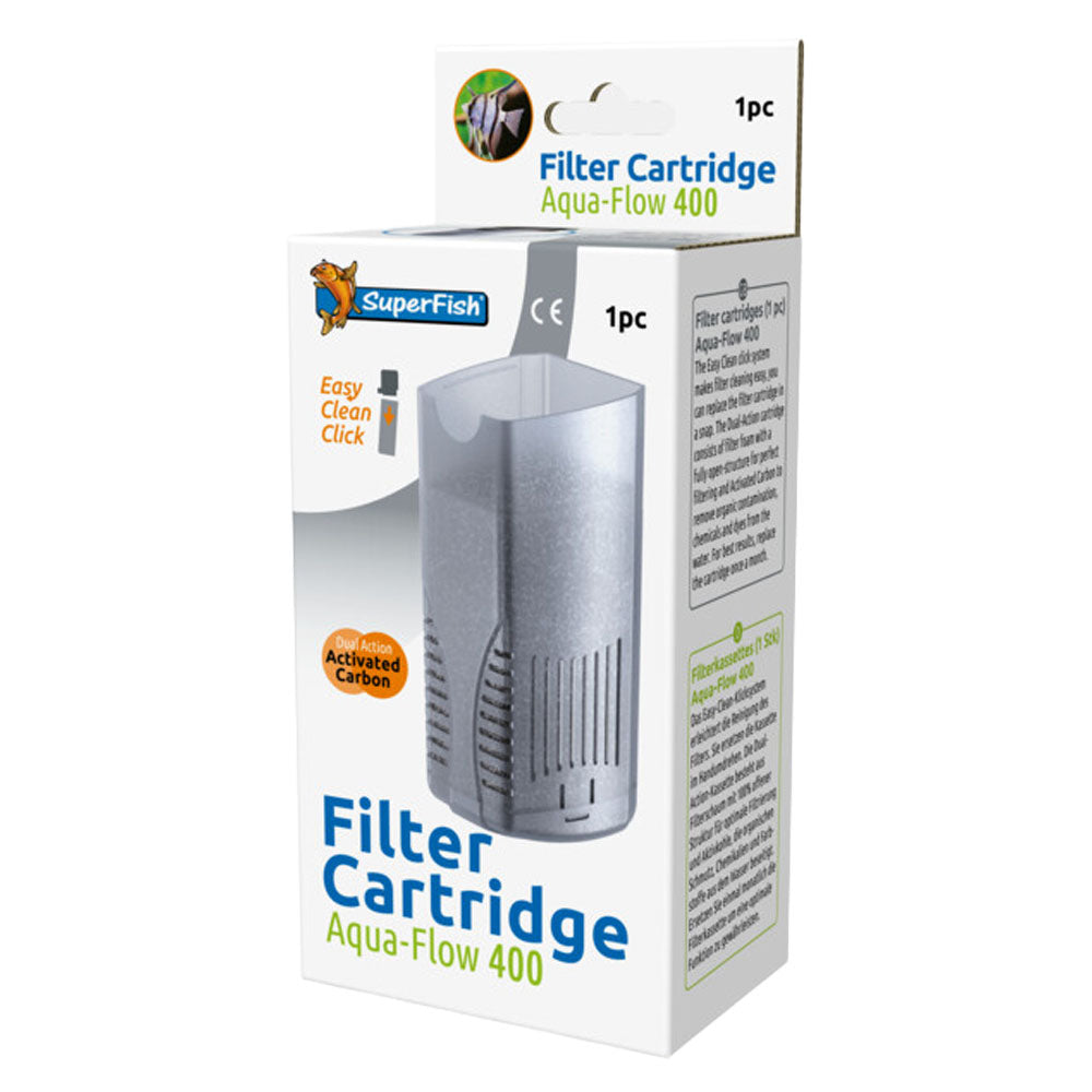 SuperFish Aqua-Flow 400 Easy Click Filter Cartridge (1pk)