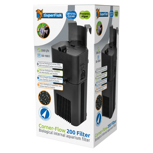 Corner-Flow 200 Filter - Black